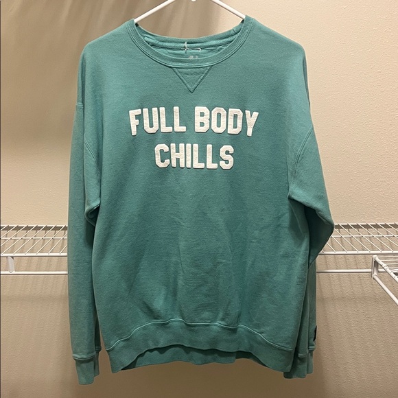 Sweaters - Crime Junkie Teal Crewneck Sweater